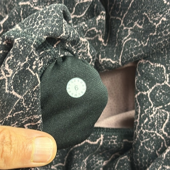 Lululemon Align Pant *Full Length Lacescape Spanish Rose Black - Picture 4 of 5